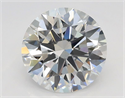 Lab Grown Diamond 1.57 Carats, Round with Excellent Cut, E Color, VVS2 Clarity and Certified by GIA