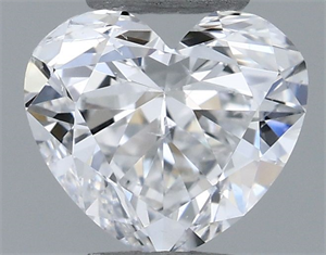 Picture of Natural Diamond 0.30 Carats, Heart with  Cut, E Color, SI2 Clarity and Certified by GIA