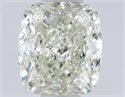 Natural Diamond 0.58 Carats, Cushion with  Cut, L Color, VS2 Clarity and Certified by GIA
