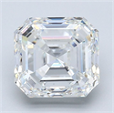 Natural Diamond 3.01 Carats, Asscher with  Cut, G Color, SI1 Clarity and Certified by GIA