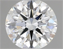 Del inventario de diamantes de laboratorio, 1.02 quilates, Redondo , Color D, claridad VVS2 y certificado IGI