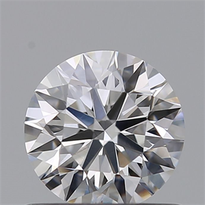 Picture of Natural Diamond 0.70 Carats, Round with Excellent Cut, E Color, VVS2 Clarity and Certified by GIA