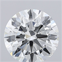 Lab Grown Diamond 7.03 Carats, Round with Excellent Cut, E Color, VVS2 Clarity and Certified by IGI