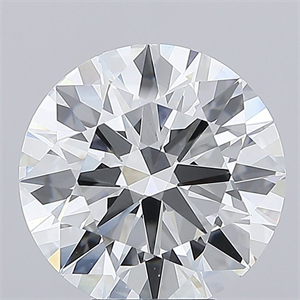 Picture of Lab Grown Diamond 7.03 Carats, Round with Excellent Cut, E Color, VVS2 Clarity and Certified by IGI