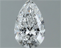 Diamante Natural 0.50 quilates, De pera , Color E, claridad SI1 y certificado GIA