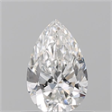 Diamante Natural 0.56 quilates, De pera , Color F, claridad VS2 y certificado GIA