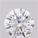 Del inventario de diamantes de laboratorio, 2.58 quilates, Redondo , Color E, claridad IF y certificado IGI
