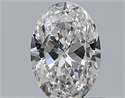 Diamante Natural 0.50 quilates, Ovalado , Color E, claridad VVS1 y certificado GIA