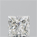 Natural Diamond 1.01 Carats, Princess with  Cut, J Color, VS2 Clarity and Certified by GIA