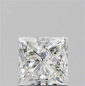 Picture of Natural Diamond 1.01 Carats, Princess with  Cut, J Color, VS2 Clarity and Certified by GIA