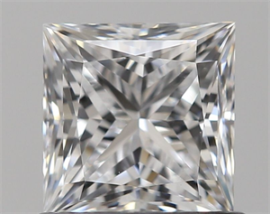 Picture of Natural Diamond 0.80 Carats, Princess with  Cut, D Color, VS1 Clarity and Certified by GIA