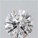 Natural Diamond 1.00 Carats, Round with Excellent Cut, D Color, SI2 Clarity and Certified by GIA
