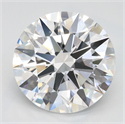 Lab Grown Diamond 2.46 Carats, Round with Ideal Cut, D Color, IF Clarity and Certified by IGI