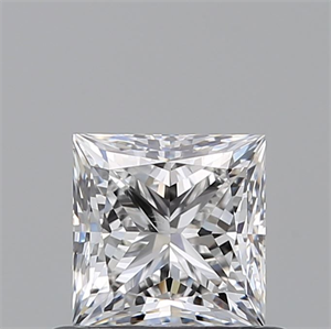 Picture of Natural Diamond 0.70 Carats, Princess with  Cut, E Color, SI1 Clarity and Certified by GIA