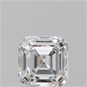 Diamante Natural 1.01 quilates, Asscher , Color F, claridad VS2 y certificado GIA