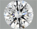 Lab Grown Diamond 2.53 Carats, Round with Ideal Cut, D Color, VVS2 Clarity and Certified by IGI