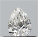 Natural Diamond 0.24 Carats, Pear with  Cut, H Color, VVS1 Clarity and Certified by GIA