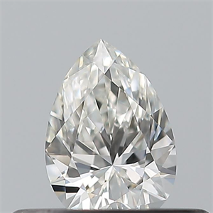 Foto Diamante Natural 0.24 quilates, De pera , Color H, claridad VVS1 y certificado GIA de