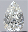 Natural Diamond 0.41 Carats, Pear with  Cut, I Color, VVS1 Clarity and Certified by GIA