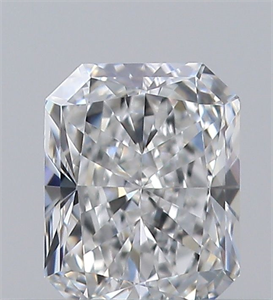 Picture of Natural Diamond 0.30 Carats, Radiant with  Cut, E Color, VS1 Clarity and Certified by GIA