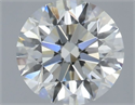 Diamante Natural 0.51 quilates, Redondo , Color J, claridad VVS1 y certificado GIA