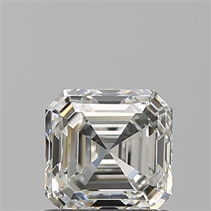 Foto Diamante Natural 0.90 quilates, Asscher , Color H, claridad VS1 y certificado GIA de