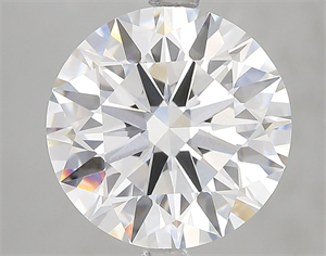 Picture of Lab Grown Diamond 5.03 Carats, Round with Ideal Cut, E Color, VVS2 Clarity and Certified by IGI