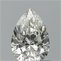Diamante Natural 0.51 quilates, De pera , Color H, claridad VVS1 y certificado GIA