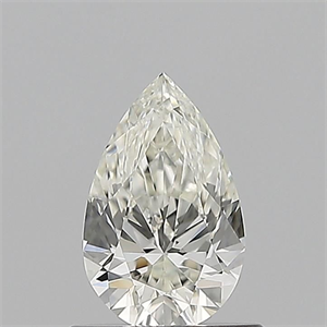Picture of Natural Diamond 0.63 Carats, Pear with  Cut, I Color, VVS1 Clarity and Certified by GIA