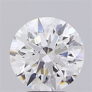 Picture of Lab Grown Diamond 5.51 Carats, Round with Ideal Cut, F Color, VS2 Clarity and Certified by IGI