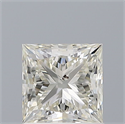 Natural Diamond 1.01 Carats, Princess with  Cut, L Color, SI2 Clarity and Certified by GIA