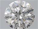 Natural Diamond 0.71 Carats, Round with Excellent Cut, G Color, IF Clarity and Certified by GIA