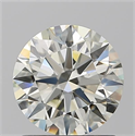 Natural Diamond 1.33 Carats, Round with Excellent Cut, M Color, VS1 Clarity and Certified by GIA