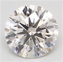 Natural Diamond 0.72 Carats, Round with Excellent Cut, H Color, VVS1 Clarity and Certified by GIA