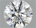 Lab Grown Diamond 0.97 Carats, Round with Excellent Cut, D Color, VVS2 Clarity and Certified by IGI