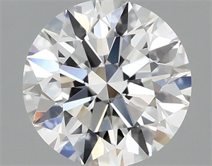 Picture of Lab Grown Diamond 0.97 Carats, Round with Excellent Cut, D Color, VVS2 Clarity and Certified by IGI
