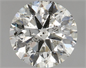Diamante Natural 1.54 quilates, Redondo , Color K, claridad SI2 y certificado HRD