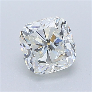 Foto Diamante Natural 0.90 quilates, Del cojín , Color J, claridad SI2 y certificado GIA de