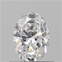 Natural Diamond 0.50 Carats, Oval with  Cut, F Color, VS1 Clarity and Certified by GIA