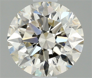Picture of Natural Diamond 1.03 Carats, Round with Excellent Cut, J Color, VVS2 Clarity and Certified by IGI