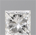 Natural Diamond 0.73 Carats, Princess with  Cut, G Color, I1 Clarity and Certified by GIA