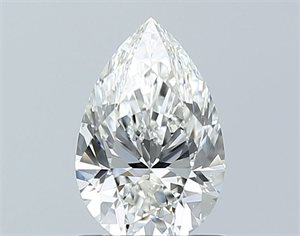 Picture of Natural Diamond 1.01 Carats, Pear with  Cut, H Color, VS1 Clarity and Certified by GIA