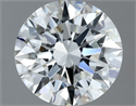 Natural Diamond 0.70 Carats, Round with Excellent Cut, H Color, VS1 Clarity and Certified by GIA