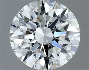 Picture of Natural Diamond 0.70 Carats, Round with Excellent Cut, H Color, VS1 Clarity and Certified by GIA