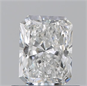 Natural Diamond 0.70 Carats, Radiant with  Cut, F Color, VS1 Clarity and Certified by GIA