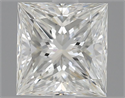 Natural Diamond 0.73 Carats, Princess with  Cut, H Color, VVS1 Clarity and Certified by GIA