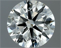 Natural Diamond 0.50 Carats, Round with Very Good Cut, M Color, VVS2 Clarity and Certified by GIA