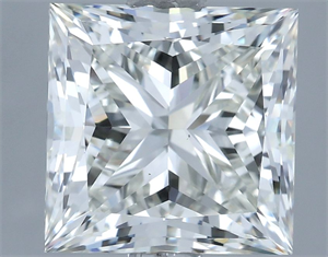 Picture of Natural Diamond 3.01 Carats, Princess with  Cut, I Color, VS1 Clarity and Certified by IGI