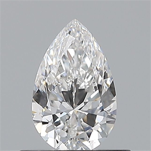 Picture of Natural Diamond 0.50 Carats, Pear with  Cut, E Color, VS2 Clarity and Certified by GIA