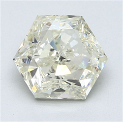 Picture of Natural Diamond 2.01 Carats, HEXAGONAL with  Cut, J Color, SI1 Clarity and Certified by GIA